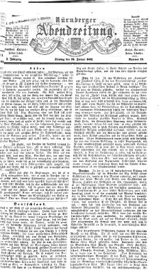 Nürnberger Abendzeitung Dienstag 20. Januar 1863