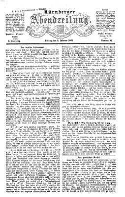 Nürnberger Abendzeitung Dienstag 3. Februar 1863