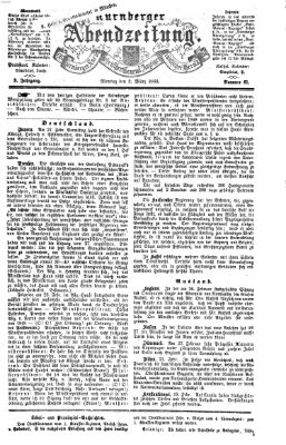 Nürnberger Abendzeitung Montag 2. März 1863
