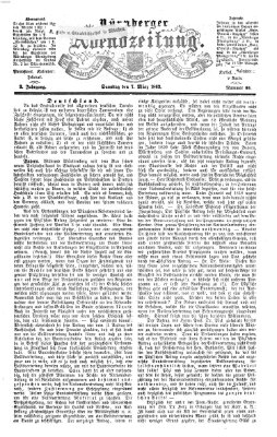 Nürnberger Abendzeitung Samstag 7. März 1863