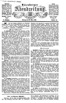 Nürnberger Abendzeitung Montag 23. März 1863