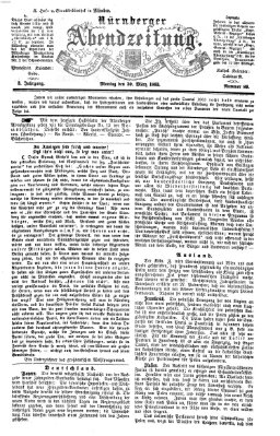 Nürnberger Abendzeitung Montag 30. März 1863