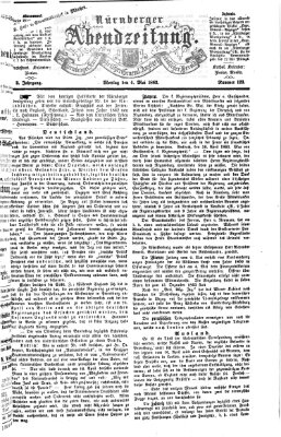 Nürnberger Abendzeitung Montag 4. Mai 1863