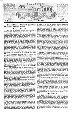 Nürnberger Abendzeitung Sonntag 10. Mai 1863