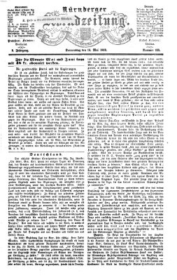 Nürnberger Abendzeitung Donnerstag 14. Mai 1863