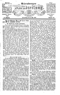 Nürnberger Abendzeitung Donnerstag 21. Mai 1863