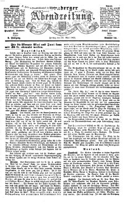 Nürnberger Abendzeitung Freitag 22. Mai 1863