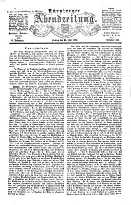 Nürnberger Abendzeitung Freitag 10. Juli 1863