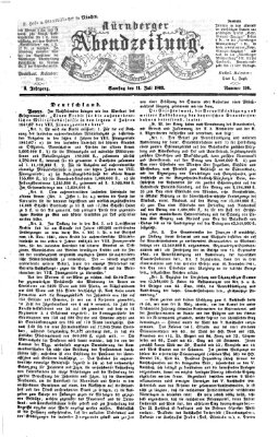 Nürnberger Abendzeitung Samstag 11. Juli 1863