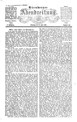 Nürnberger Abendzeitung Sonntag 12. Juli 1863