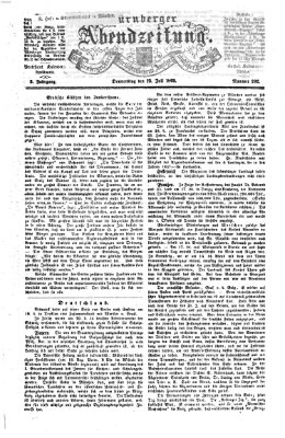 Nürnberger Abendzeitung Donnerstag 23. Juli 1863