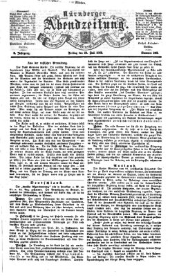 Nürnberger Abendzeitung Freitag 24. Juli 1863