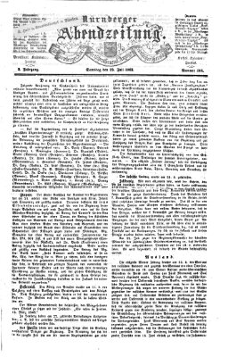 Nürnberger Abendzeitung Samstag 25. Juli 1863