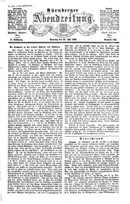 Nürnberger Abendzeitung Sonntag 26. Juli 1863