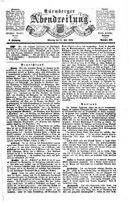 Nürnberger Abendzeitung Montag 27. Juli 1863