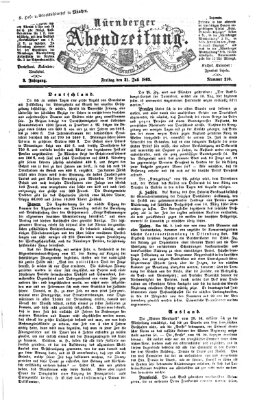 Nürnberger Abendzeitung Freitag 31. Juli 1863