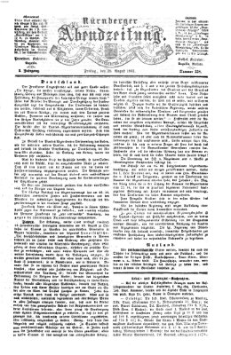 Nürnberger Abendzeitung Freitag 28. August 1863