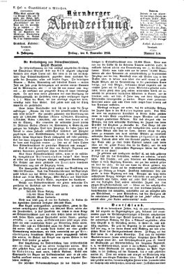 Nürnberger Abendzeitung Freitag 6. November 1863