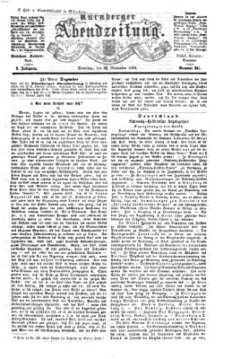 Nürnberger Abendzeitung Sonntag 29. November 1863