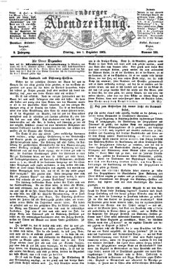 Nürnberger Abendzeitung Dienstag 1. Dezember 1863