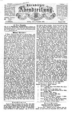 Nürnberger Abendzeitung Freitag 4. Dezember 1863