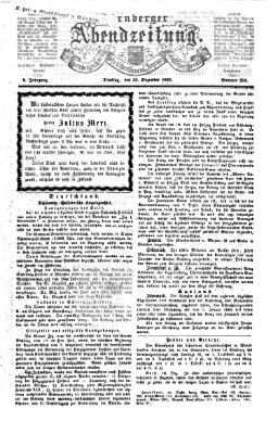 Nürnberger Abendzeitung Dienstag 22. Dezember 1863