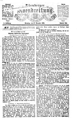 Nürnberger Abendzeitung Sonntag 27. Dezember 1863