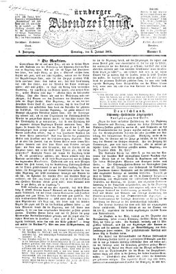 Nürnberger Abendzeitung Sonntag 3. Januar 1864