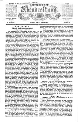 Nürnberger Abendzeitung Montag 11. Januar 1864