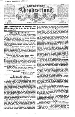 Nürnberger Abendzeitung Dienstag 19. Januar 1864