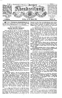 Nürnberger Abendzeitung Freitag 22. Januar 1864