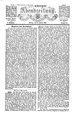 Nürnberger Abendzeitung Montag 25. Januar 1864