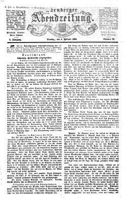 Nürnberger Abendzeitung Dienstag 2. Februar 1864