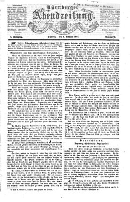 Nürnberger Abendzeitung Samstag 6. Februar 1864