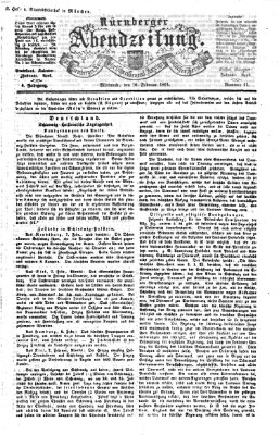 Nürnberger Abendzeitung Mittwoch 10. Februar 1864