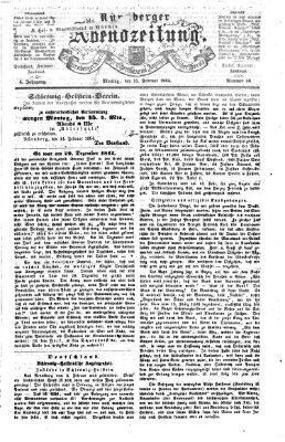 Nürnberger Abendzeitung Montag 15. Februar 1864