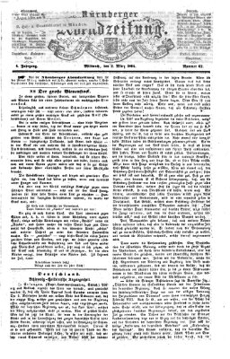 Nürnberger Abendzeitung Mittwoch 2. März 1864