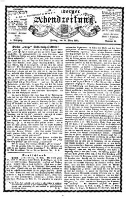 Nürnberger Abendzeitung Freitag 18. März 1864