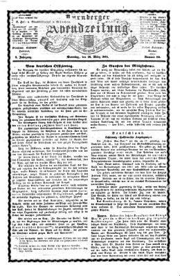 Nürnberger Abendzeitung Sonntag 20. März 1864