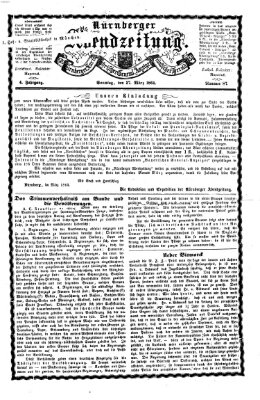 Nürnberger Abendzeitung Sonntag 27. März 1864