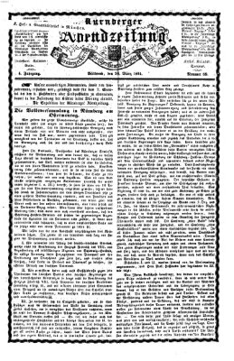 Nürnberger Abendzeitung Mittwoch 30. März 1864