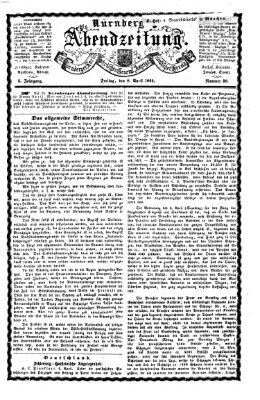 Nürnberger Abendzeitung Freitag 8. April 1864