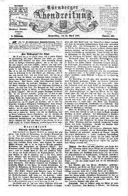 Nürnberger Abendzeitung Donnerstag 14. April 1864
