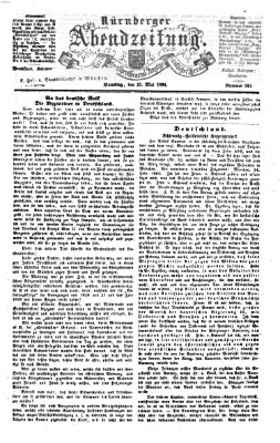 Nürnberger Abendzeitung Samstag 21. Mai 1864