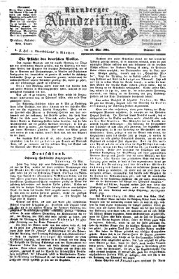 Nürnberger Abendzeitung Donnerstag 26. Mai 1864