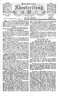 Nürnberger Abendzeitung Samstag 4. Juni 1864