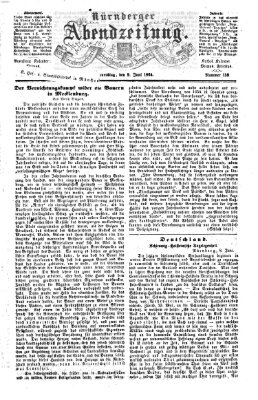 Nürnberger Abendzeitung Donnerstag 9. Juni 1864