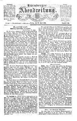 Nürnberger Abendzeitung Montag 13. Juni 1864