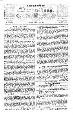 Nürnberger Abendzeitung Montag 27. Juni 1864