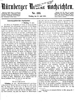 Nürnberger neueste Nachrichten Dienstag 19. Juli 1864